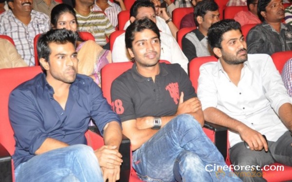 Ram Charan At Yamudiki Mogudu Audio Launch Pics