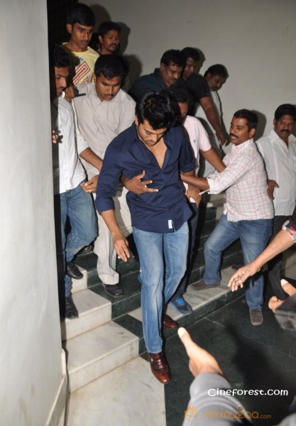 Ram Charan At Yamudiki Mogudu Audio Launch Pics