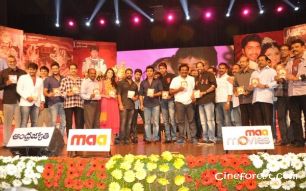 Ram Charan At Yamudiki Mogudu Audio Launch Pics