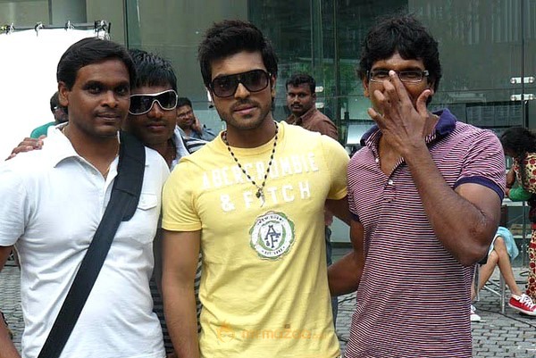 Ramcharan Teja with Fans