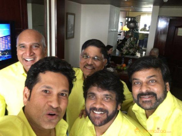 Sachin Chiranjeevi Nagarjuna latest photos