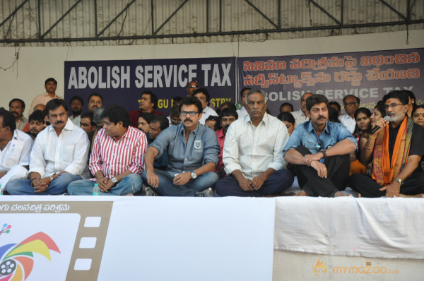 Telugu Film Industry Protest Against Service Tax 