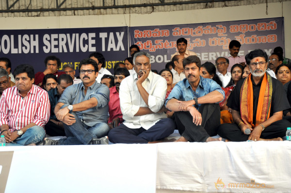 Telugu Film Industry Protest Against Service Tax 