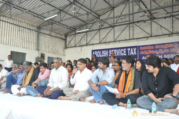 Telugu Film Industry Protest Against Service Tax 