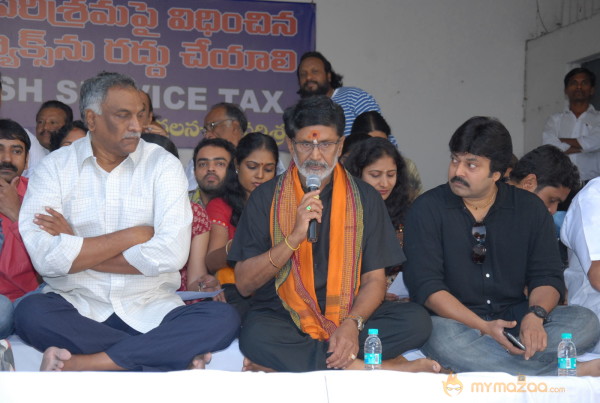 Telugu Film Industry Protest Against Service Tax 