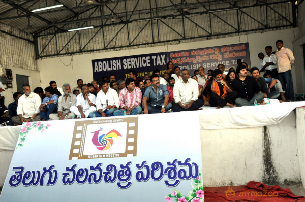 Telugu Film Industry Protest Against Service Tax 