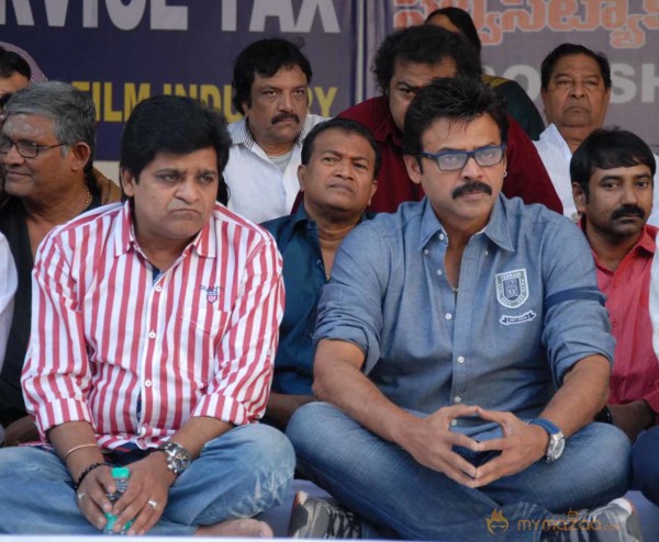 Telugu Film Industry Protest Against Service Tax 