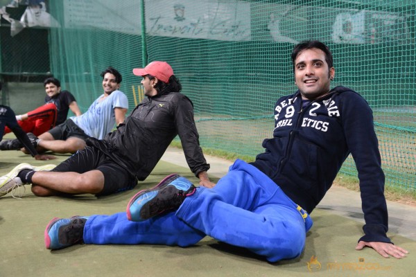 Telugu Warriors Practicing For CCL 3 At In Sportz Stadium 