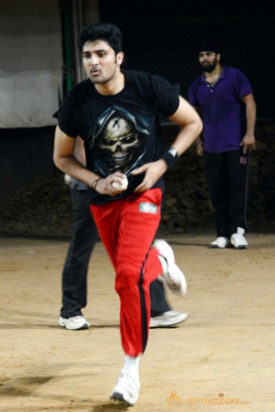 Telugu Warriors Practicing For CCL 3 At In Sportz Stadium 