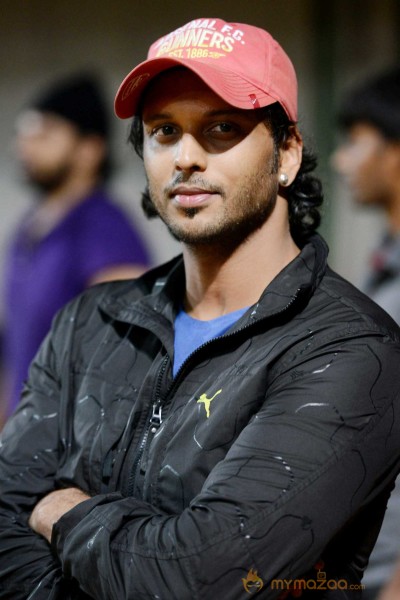 Telugu Warriors Practicing For CCL 3 At In Sportz Stadium 