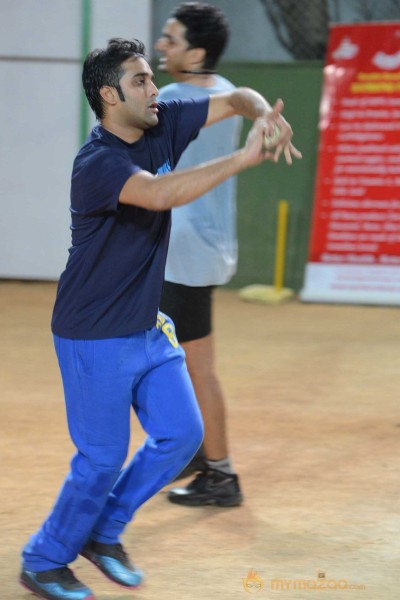 Telugu Warriors Practicing For CCL 3 At In Sportz Stadium 