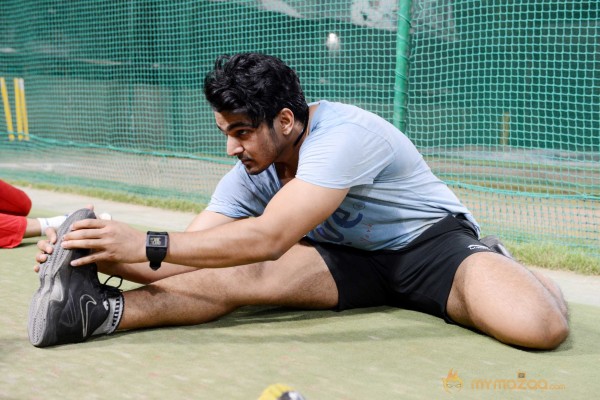 Telugu Warriors Practicing For CCL 3 At In Sportz Stadium 