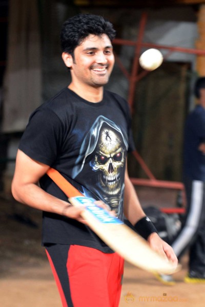 Telugu Warriors Practicing For CCL 3 At In Sportz Stadium 