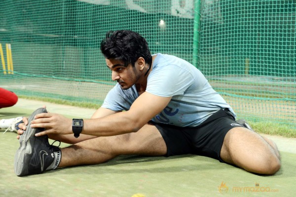 Telugu Warriors Practicing For CCL 3 At In Sportz Stadium 