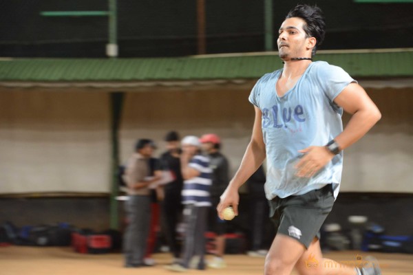 Telugu Warriors Practicing For CCL 3 At In Sportz Stadium 