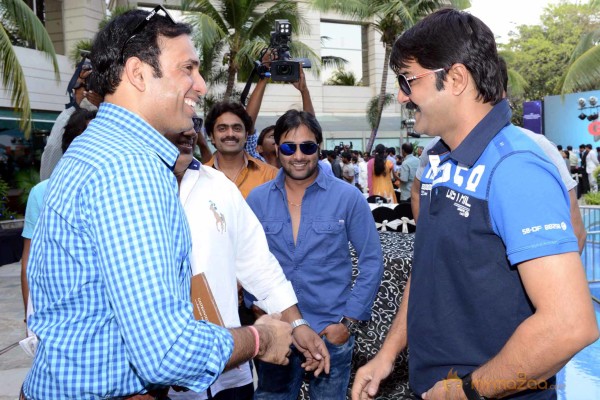 Telugu Warriors Team Meet Sachin Tendulkar & Laxman  