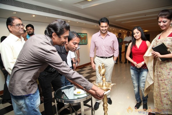 Uday Kiran & Madhavi Latha At Muse Art Gallery 