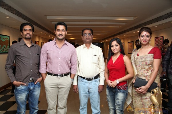 Uday Kiran & Madhavi Latha At Muse Art Gallery 