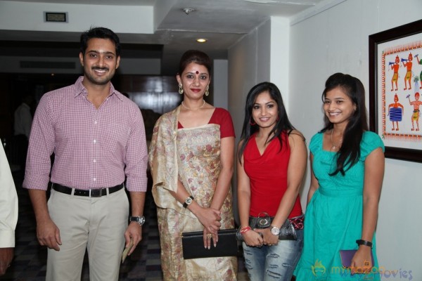 Uday Kiran & Madhavi Latha At Muse Art Gallery 