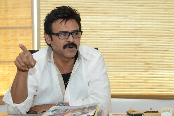 Venkatesh At SVSC Movie Success Meet  