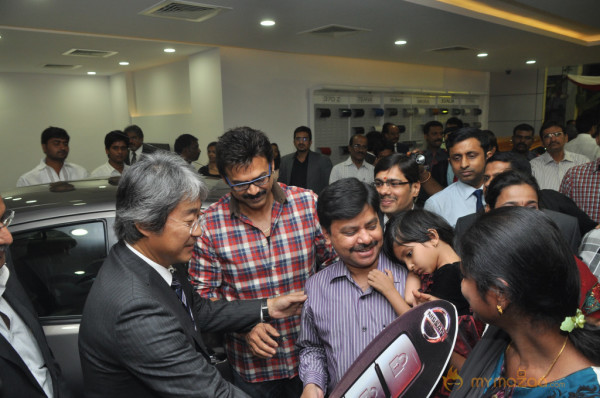 Venkatesh Launch Lakshmi Nissan Show Room 