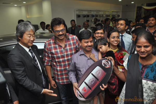 Venkatesh Launch Lakshmi Nissan Show Room 