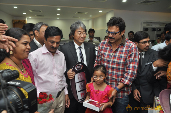 Venkatesh Launch Lakshmi Nissan Show Room 