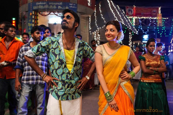 Dhanush-Kajal Aggarwal Maari movie stills