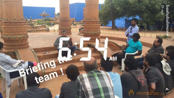 'Baahubali 2'  Working Stills- Bigger Than The Beginning