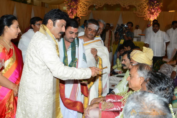 Balakrishna's Daughter Tejaswini Wedding Photos Gallery 