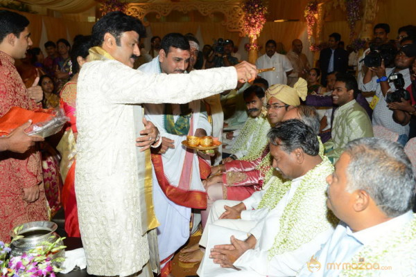 Balakrishna's Daughter Tejaswini Wedding Photos Gallery 