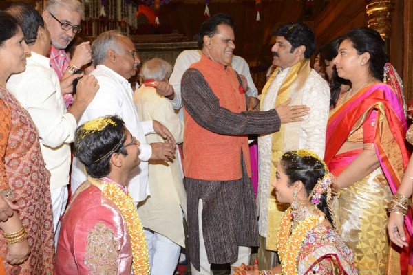 Balakrishna's Daughter Tejaswini Weds Sri Bharat Wedding Photos 