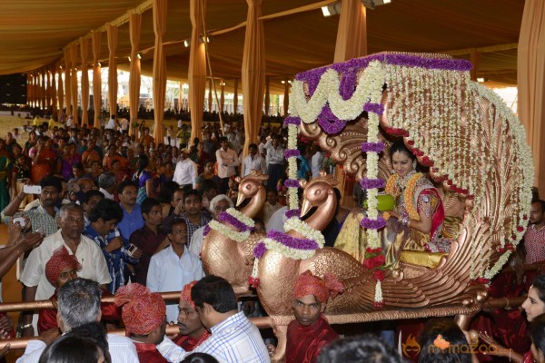 Balakrishna's Daughter Tejaswini Weds Sri Bharat Wedding Photos 