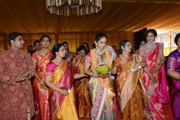 Balakrishna's Daughter Tejaswini Weds Sri Bharat Wedding Photos 