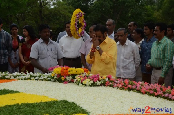 Nandamuri Family at NTR Ghat 