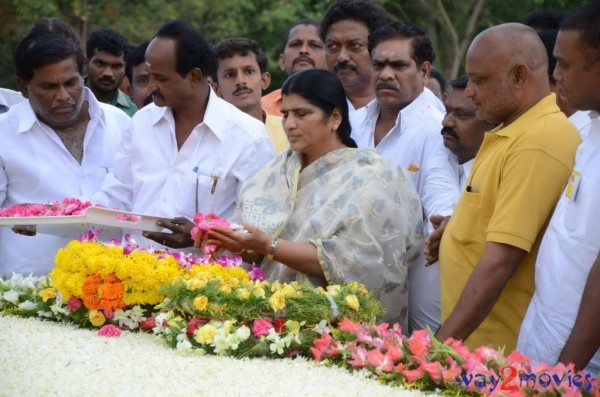 Nandamuri Family at NTR Ghat 