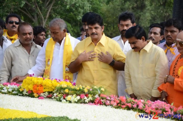 Nandamuri Family at NTR Ghat 