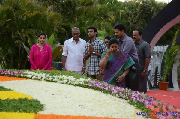 Nandamuri Family at NTR Ghat 