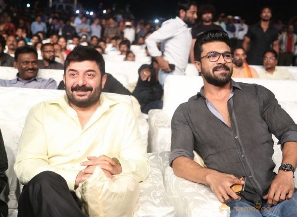 Ram Charan and Arvind Swamy's Confrontation Pics Rocking