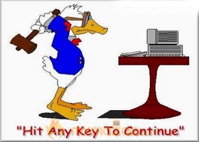Hit Any Key To contiue