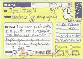 Message To Boss