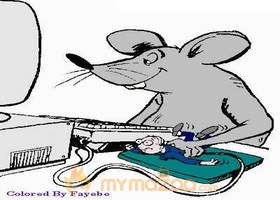 Mouse Using Man For Mouse