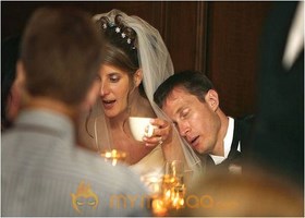 Sleeping Groom on the Marriage