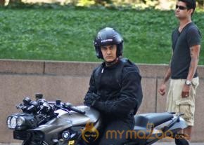 Aamir Khan & Katrina Kaif Snapped Shooting For Dhoom 3  photo 7