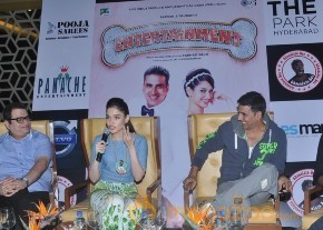 Akshay,Tamanna Promotes Entertainment Movie Photos photo 45