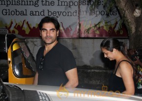 Arbaz Khan, Malaika & Amrita Arora Snapped At PVR  photo 18