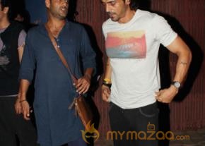 Arjun Rampal and Mehar Rampal Snapped at PVR  photo 2