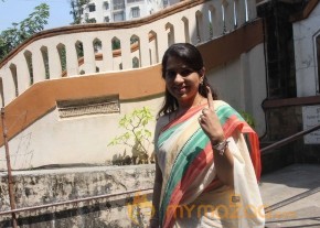 Bollywood Celebrities Cast Their Votes Gallery