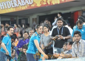 Celebs at Hyderabad IPL Match Photos photo 15