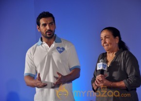 John Abraham Fulfills His Mother's Basketball Dream  photo 23